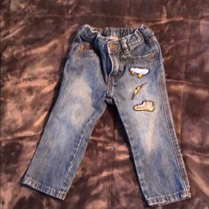 Wrangler Boys 2T Distressed Jeans EUC